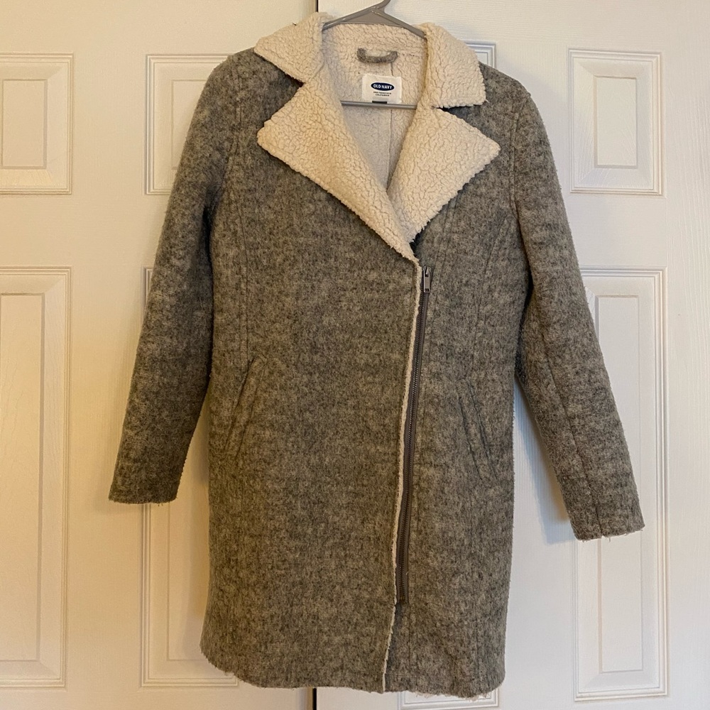 Old navy gray coat